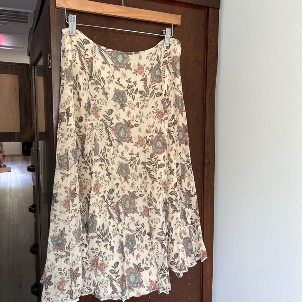 2000's Y2K silk skirt